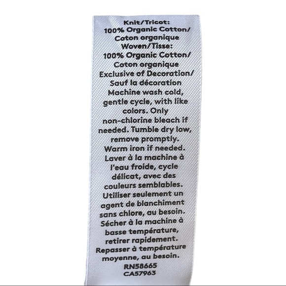 Open Edit Easy T Shirt and Shorts Set Ivory Cloud Black Stripe Organic Cotton - Picture 7 of 7